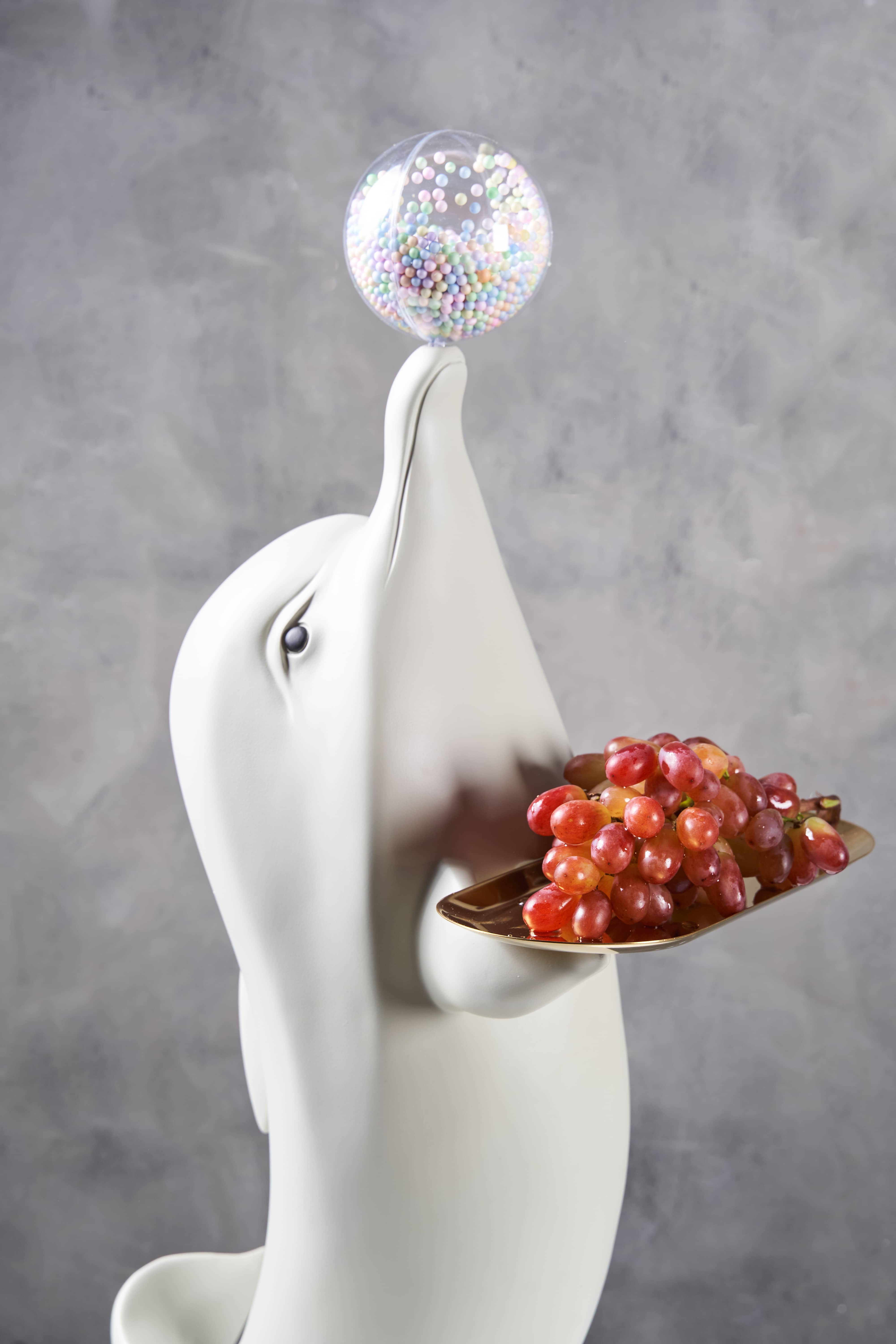 Decor cá heo đỡ đĩa
