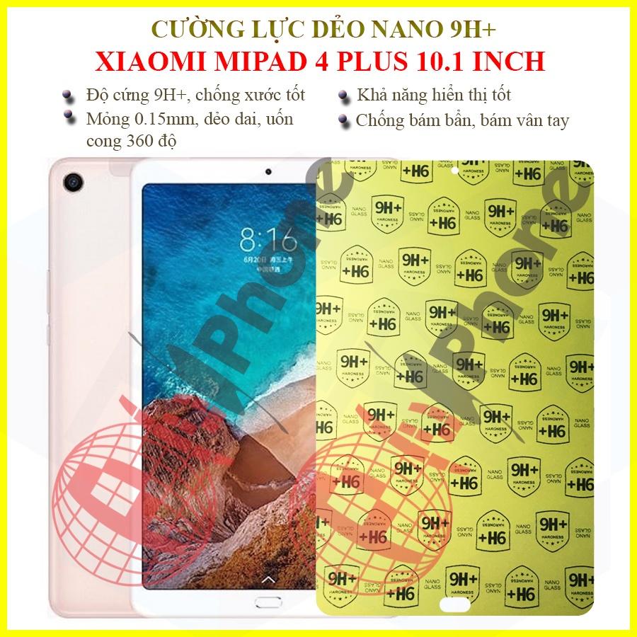 Dán cường lực dẻo nano 9H+dành cho Xiaomi Mi Pad 4 Plus (Mipad 4 Plus) 10.1 inch