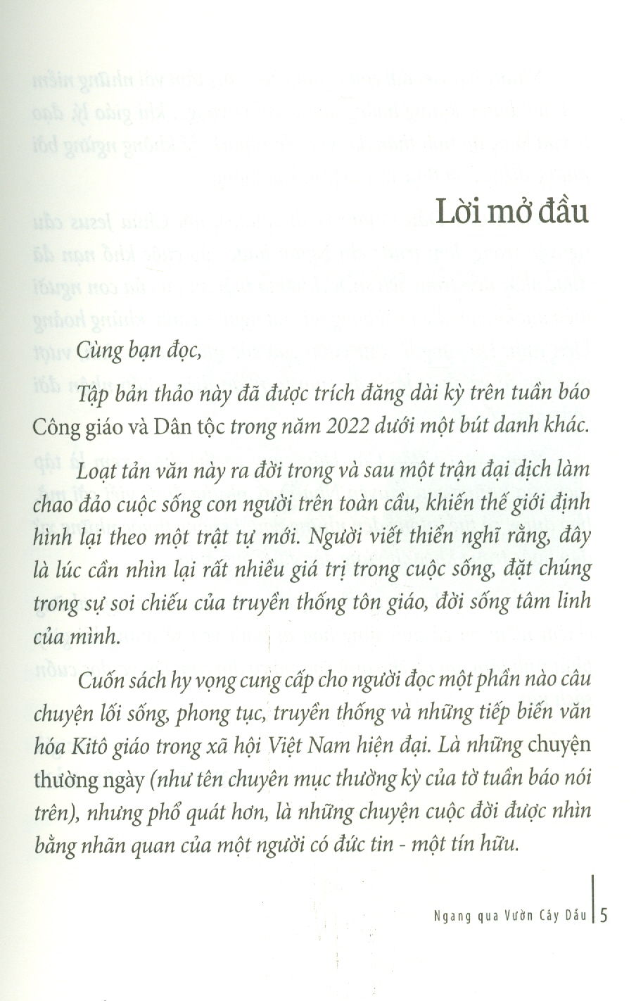 NGANG QUA VƯỜN CÂY DẦU - Nguyễn Thiện Bản – Nxb Tổng hợp Tp Hồ Chí Minh