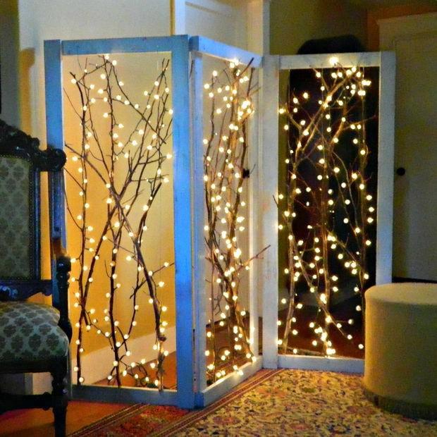 Dây đèn led pha lê 6m trang trí nhà cửa lung linh, đèn trang trí mẫu mới