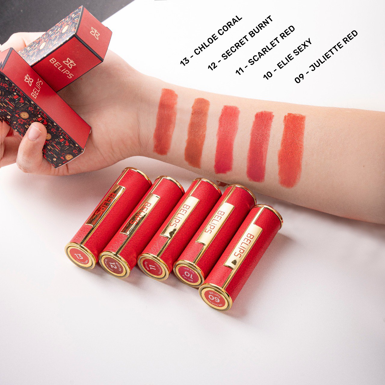 Set son Belips 3 thỏi quà tặng tinh tế hộp Full Of Love