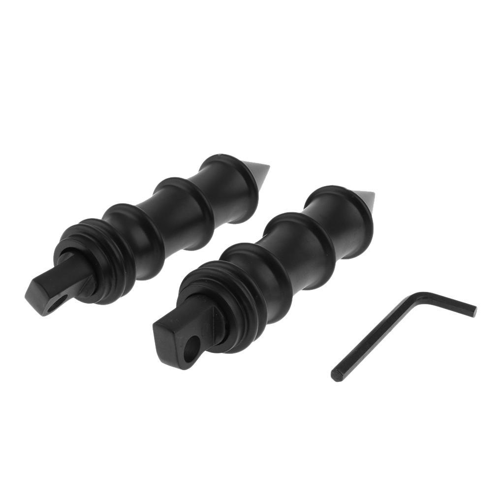 2x Motorcycle Pedals  Foot Pegs Bracket for  Universal