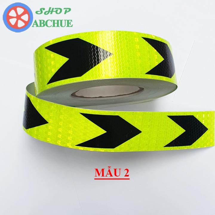 Băng Dính Phản Quang Dán Sườn Ô Tô Xe Hơi Rộng 5cm Giá Bán 1m