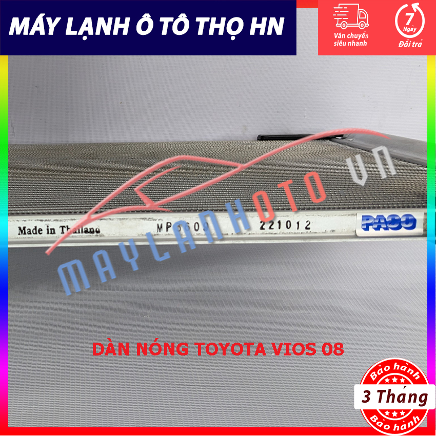 Dàn nóng Toyota Vios 2008 Hàng xịn Thái Lan