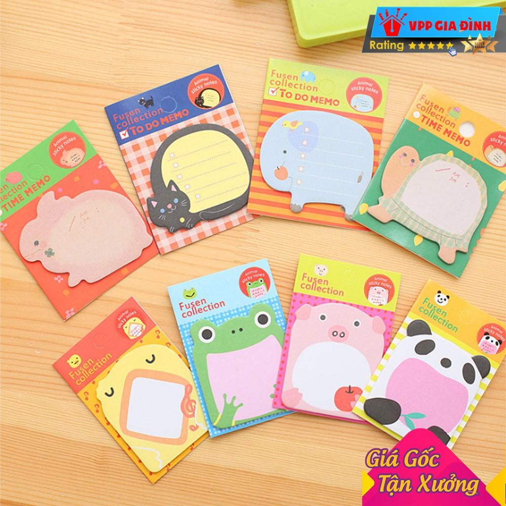 Giấy Ghi Chú Note Động Vật Dễ Thương