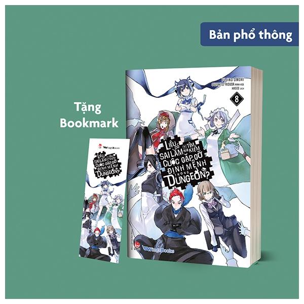 Liệu Có Sai Lầm Khi Tìm Kiếm Cuộc Gặp Gỡ Định Mệnh Trong Dungeon - Tập 8 - Tặng Kèm Bookmark