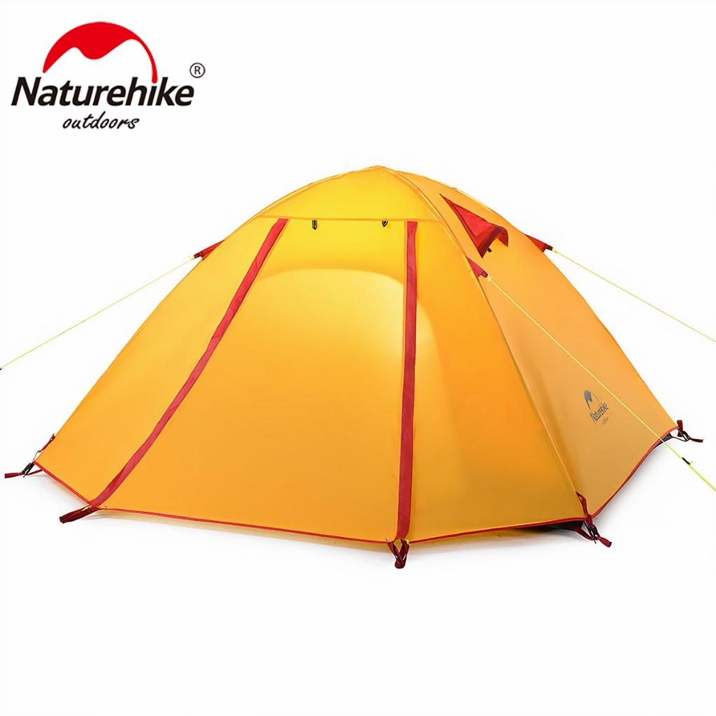 Lều cắm trại 2 người,Lều camping NatureHike NH18Z022-P hai lớp chính hãng