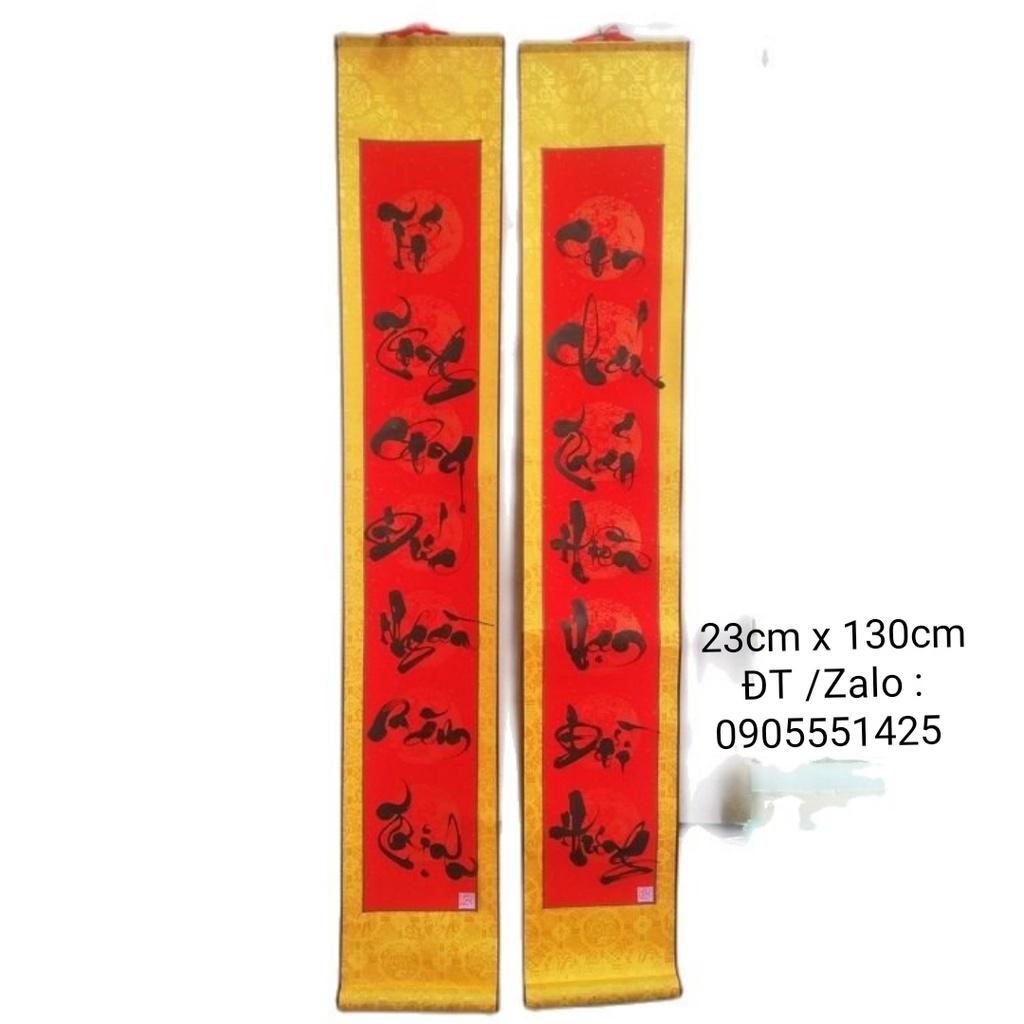 Câu đối thư pháp. Quà tặng ông bà, cha mẹ, đối tác. Câu đối bàn thờ tổ tiên. Quà tết.