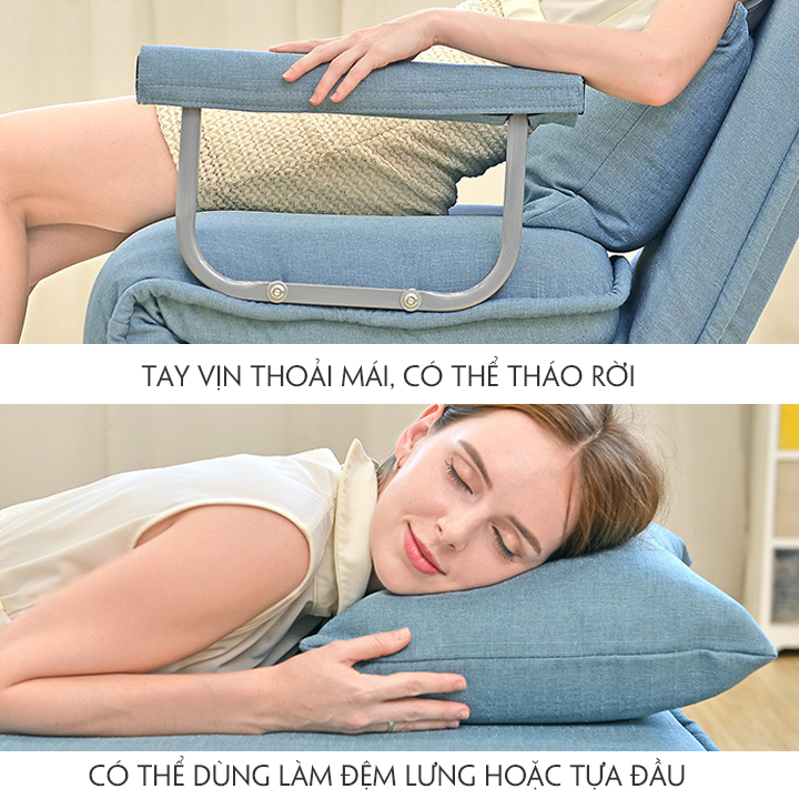 Ghế sofa giường, Ghế sofa mini phòng làm việc xoay 360 độ