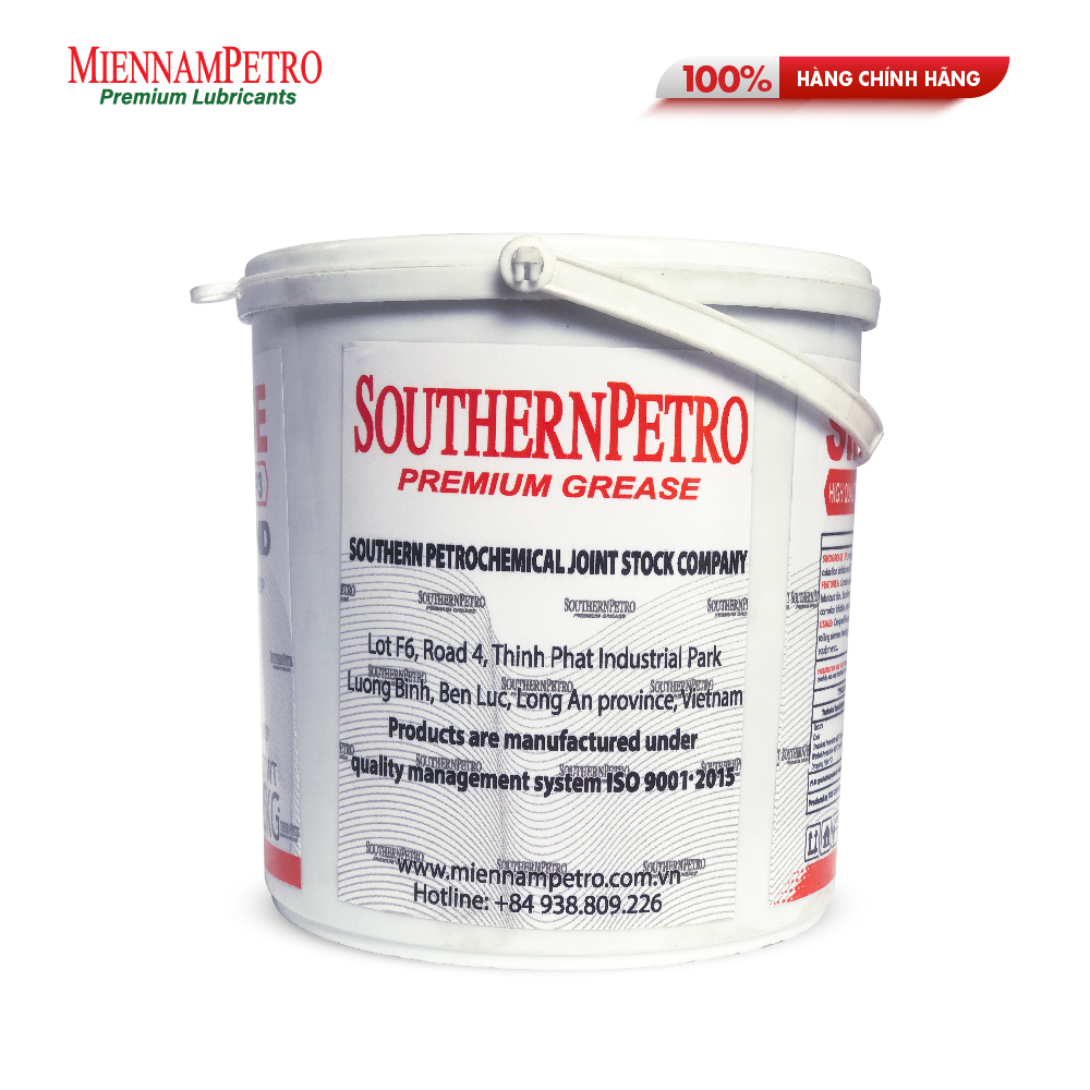 Mỡ Bôi Trơn MiennamPetro Sinogrease EP3 NLGI 3 2,5KG Bảo Vệ Ô Tô Công Nghiệp Cao Cấp