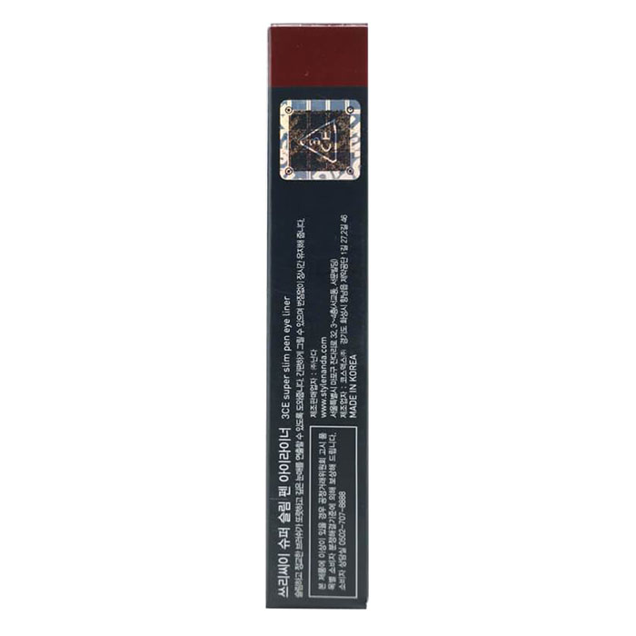 Kẻ Mắt Dạ 3CE Super Slim Pen Eye Liner #Burgundy Brown