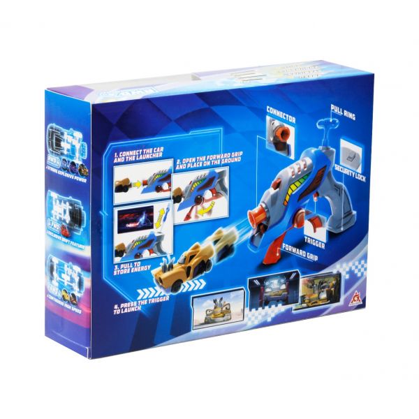 Đồ chơi điều khiển LEGEND SPARK Bộ xe đua và bệ phóng cơ bản Bolt Sấm Chớp YW222015