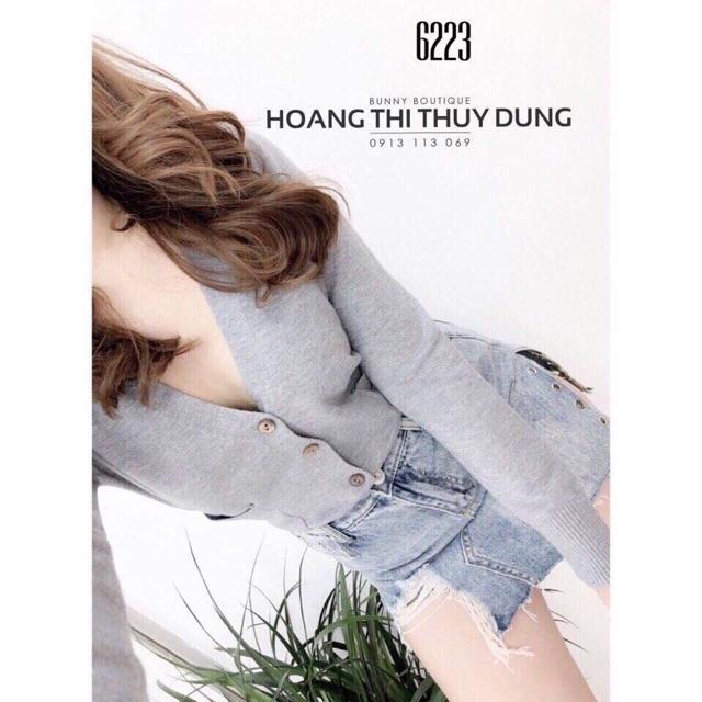 Áo Cadigan 2 Túi Vuông Hàng Quảng Châu_Xưởng May Quang Anh