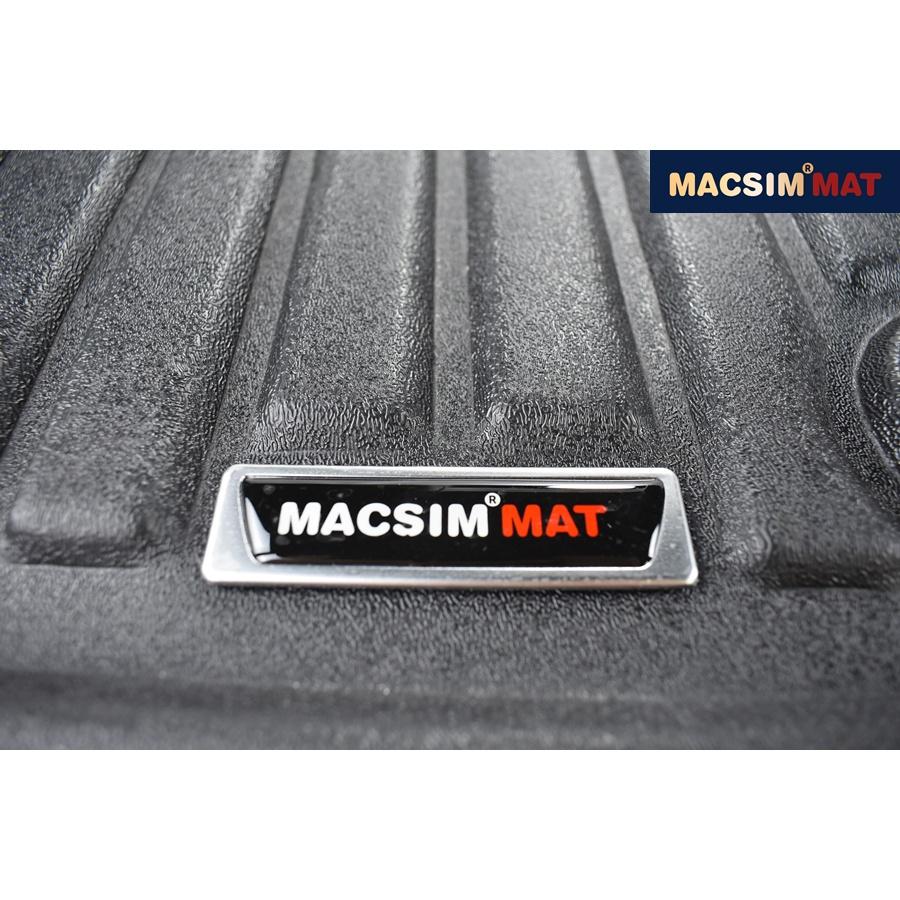 Thảm lót sàn xe ô tô BMW 7 series 2016 - 2020 Nhãn hiệu Macsim chất liệu nhựa TPV cao cấp màu đen
