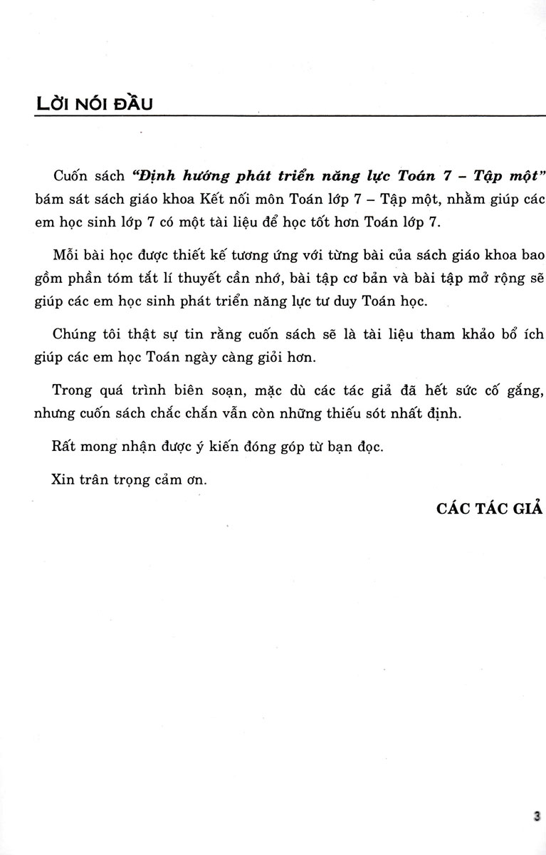 Sách bổ trợ_Định Hướng Phát Triển Năng Lực Toán 7 - Tập 1 _HA
