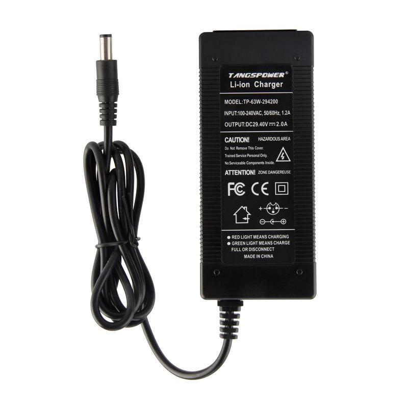 Bộ Sạc Xe Tay Ga 29.4V 2A Bộ Chuyển Đổi Pin Lithium 63W E-Bike Ổ Cắm Sạc Cho Bộ Pin 7S Xe Tay Ga Điện Tử / SWAGTRO / Ổ Cắm Econ Tiêu chuẩn: Hàn Quốc