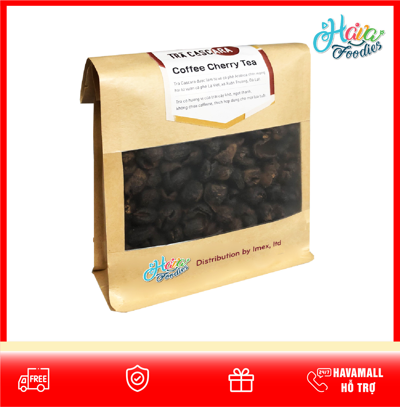 Trà Cascara Là Việt – Coffee Cherry Tea 100g