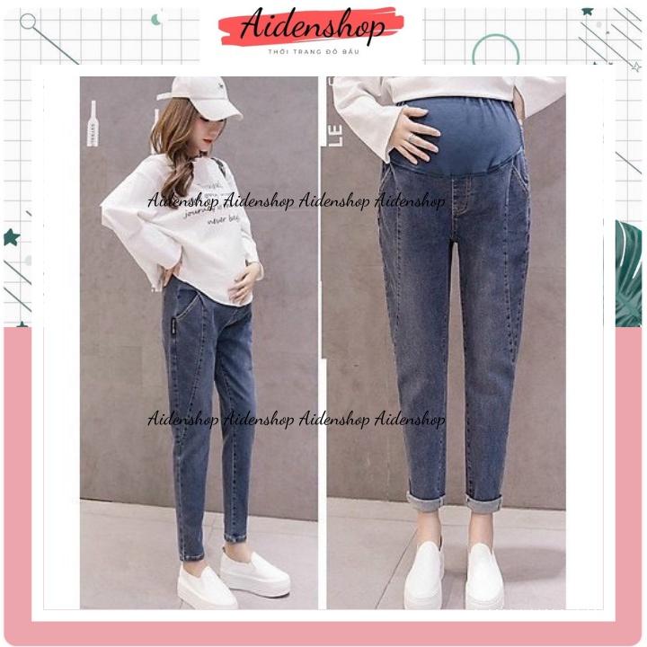 Quần bầu công sở Aidenshop quần bầu jeans baggy