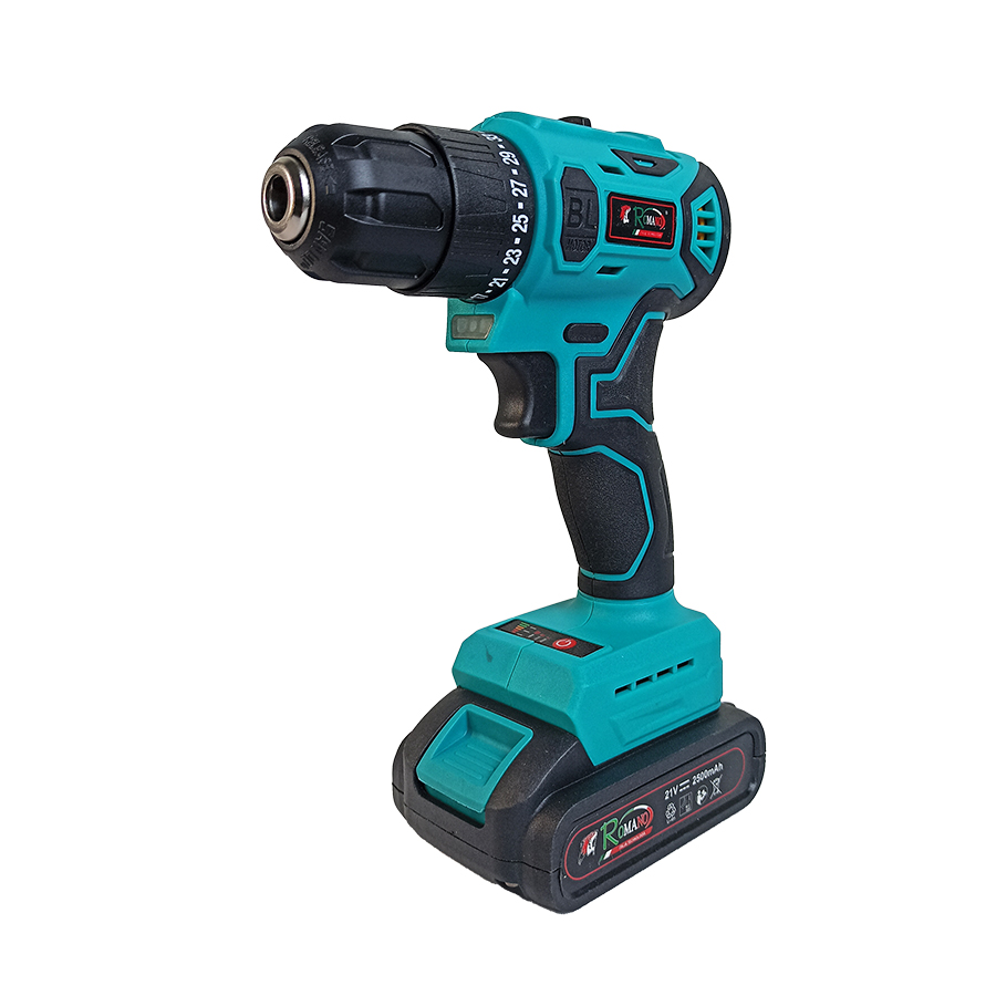 Máy khoan pin 21V ROMANO RKP2102, động cơ KHÔNG chổi than
