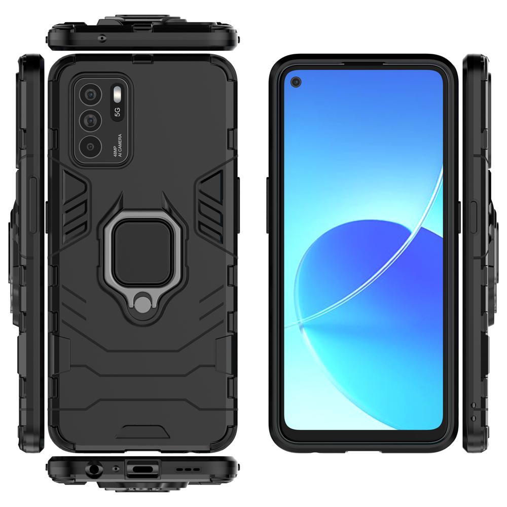 Ốp lưng dành cho Oppo Reno 6 Reno6 Z Reno6 Pro 5G chống sốc iron man kèm nhẫn iring Bảo vệ camera và chống xem video tiện lợi