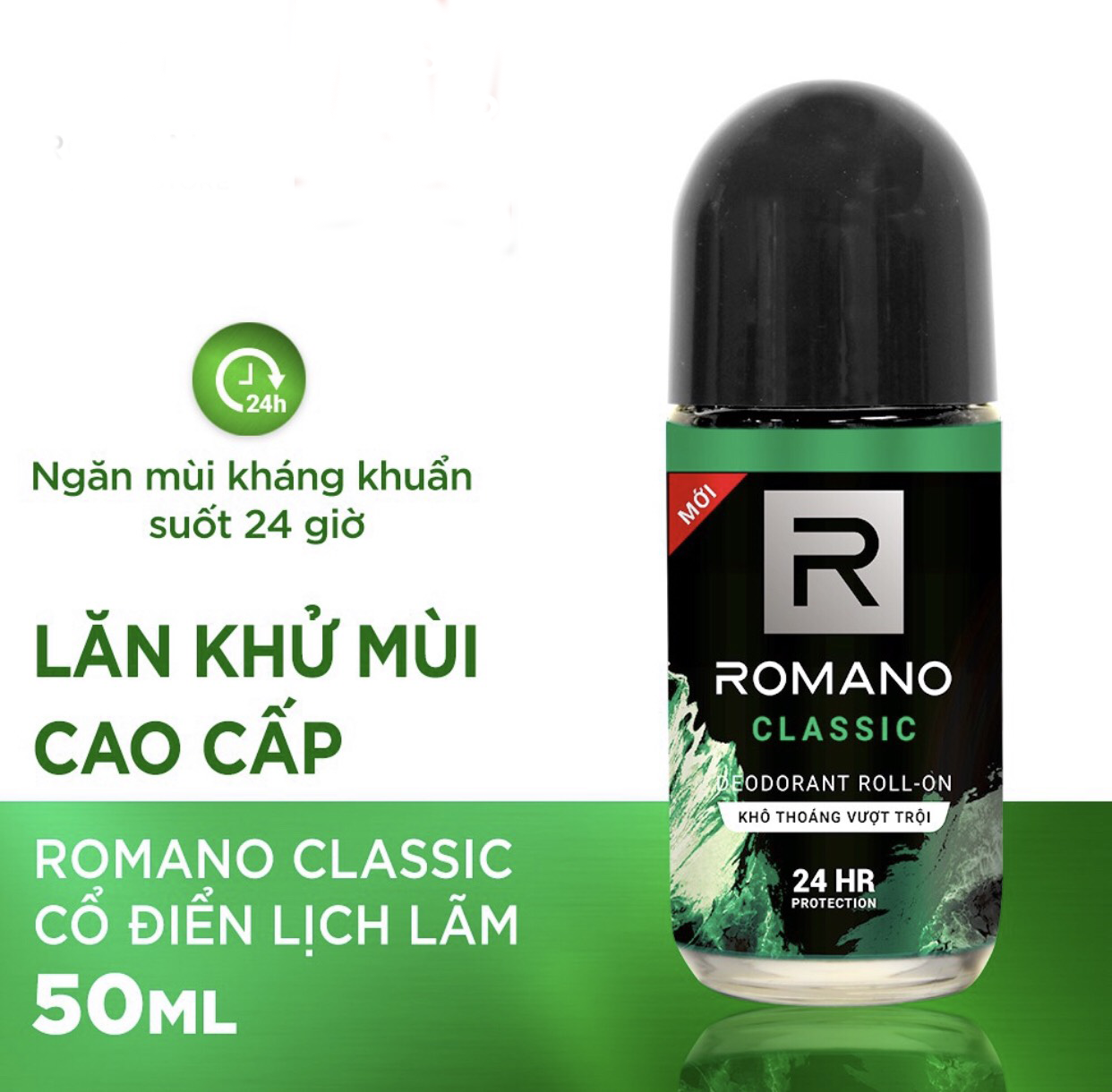 Lăn Khử Mùi Romano Classic 50ml - 1412047