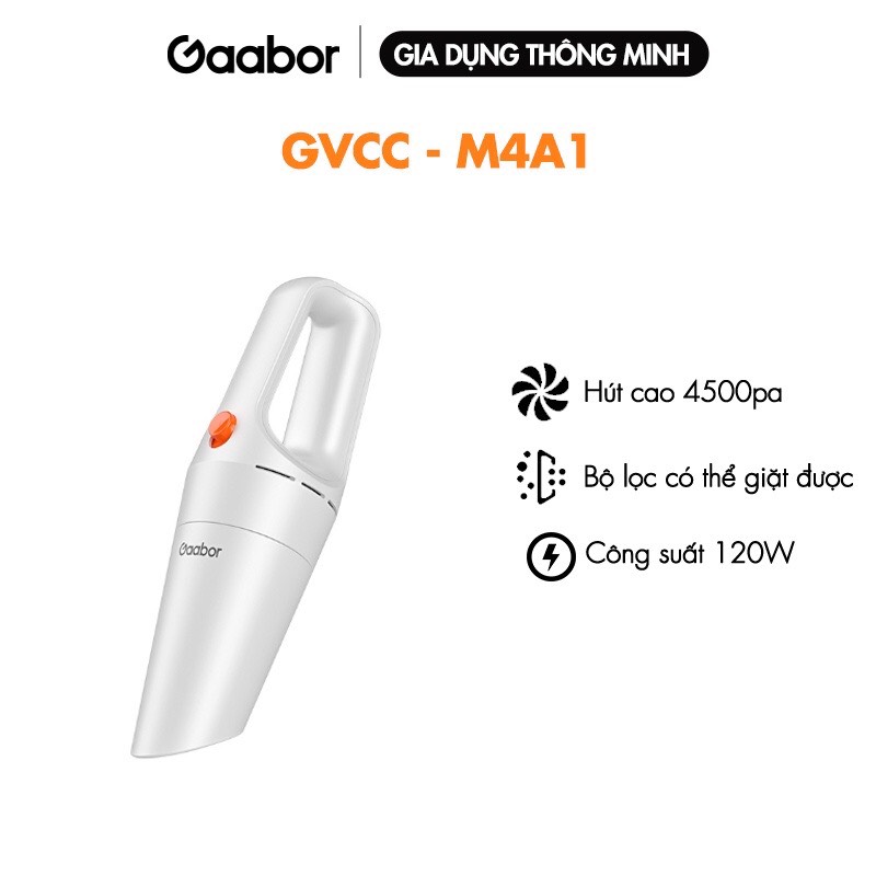 Máy hút bụi ô tô cầm tay GAA BOR GVCC-M4A1 lực hút mạnh bền bỉ