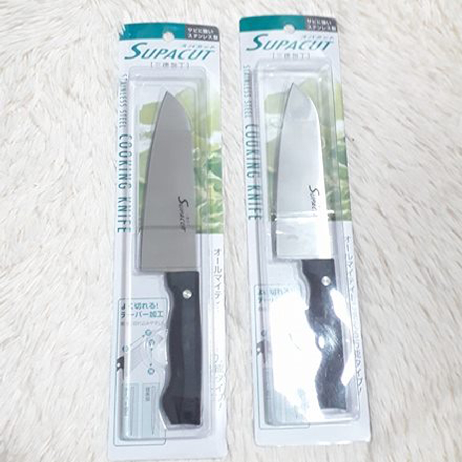 Bộ 2 dao nhà bếp inox vừa thái vừa gọt hoa quả cao cấp - Hàng nội địa Nhật