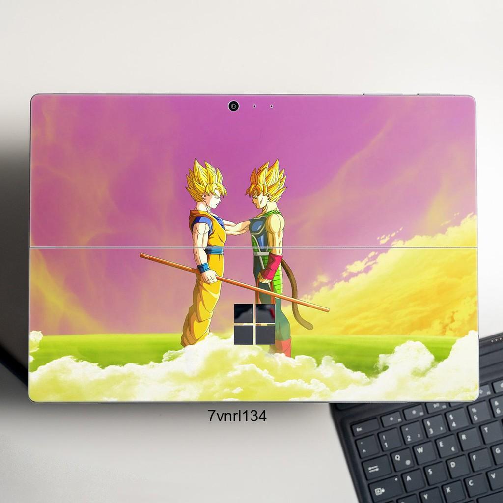 Skin dán hình Dragon Ball x02 cho Surface 3 2015; Go, Go 2, Go 3; Pro 2 3 4 5 6 7 8 X