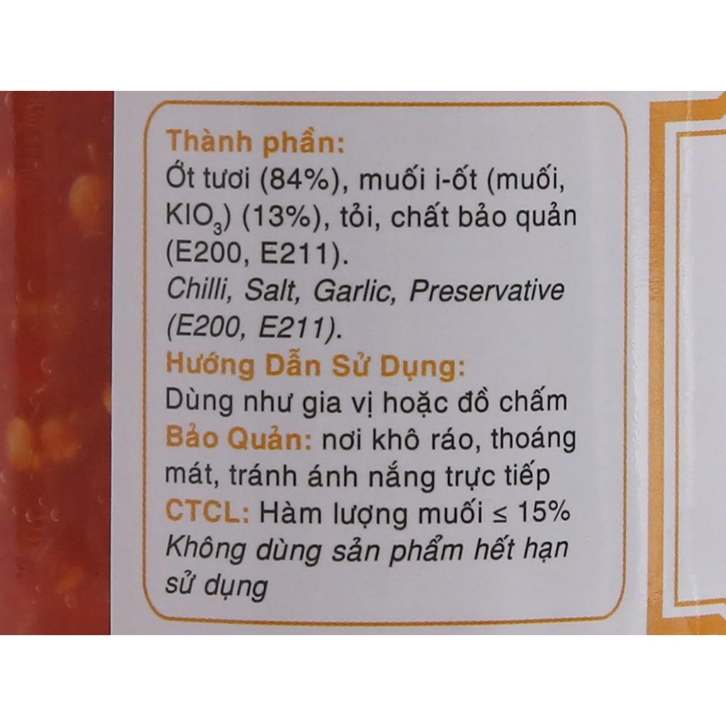 6 Hũ Ớt Tươi Xay Sông Hương Foods Hũ 390g