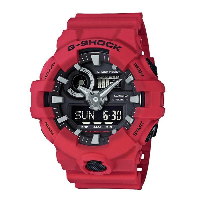 Đồng Hồ Nam Dây Nhựa Casio G-Shock GA-700-4ADR  | GA-700-4A