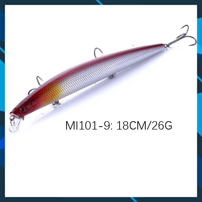 Mồi Câu lure, cá chẽm , có mú, cá ngão , cá biển dài 18cm nặng 26gr