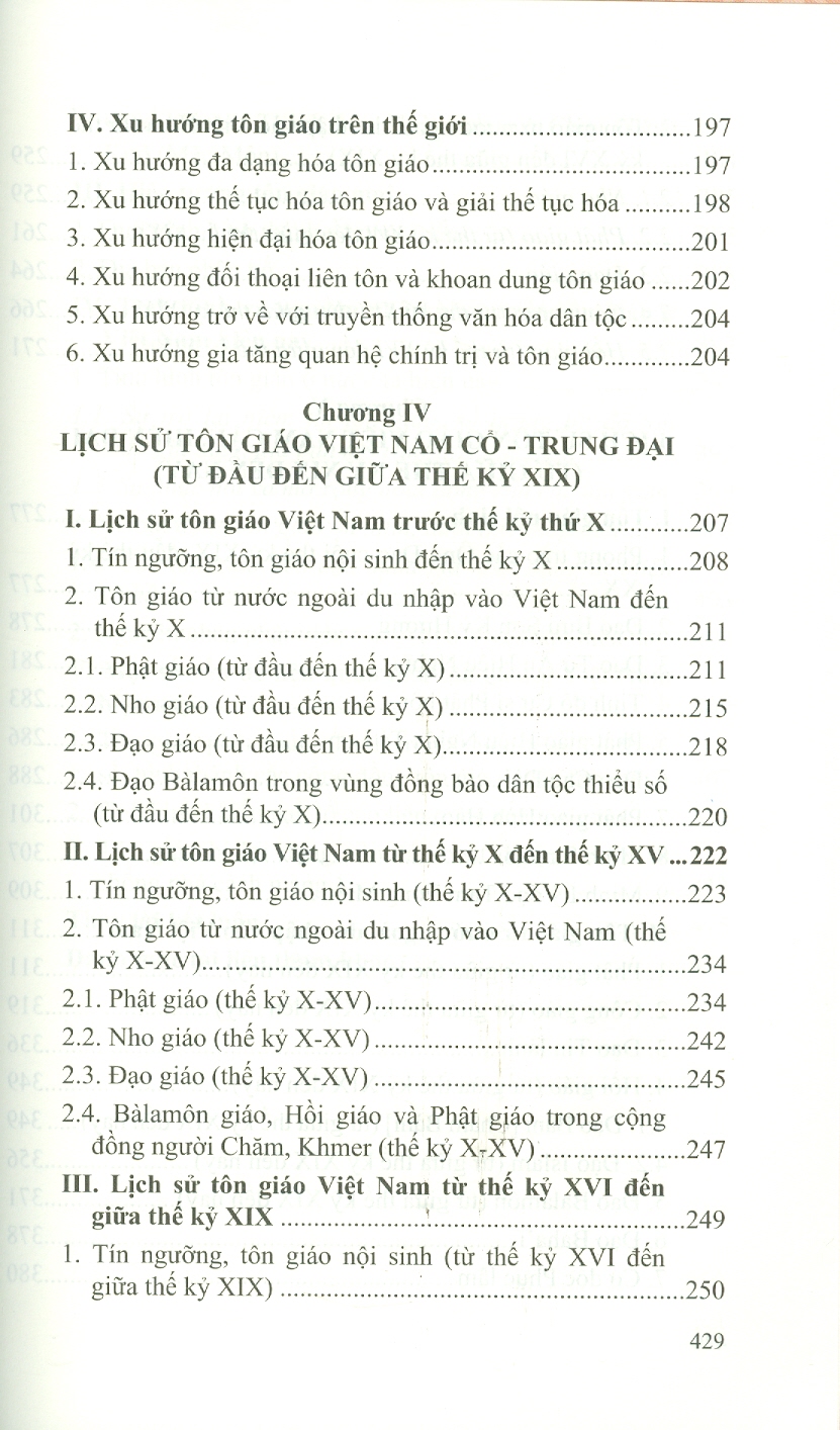 Lịch Sử Tôn Giáo Thế Giới Và Việt Nam (Tái bản năm 2024) - PGS. TS. Nguyễn Phú Lợi