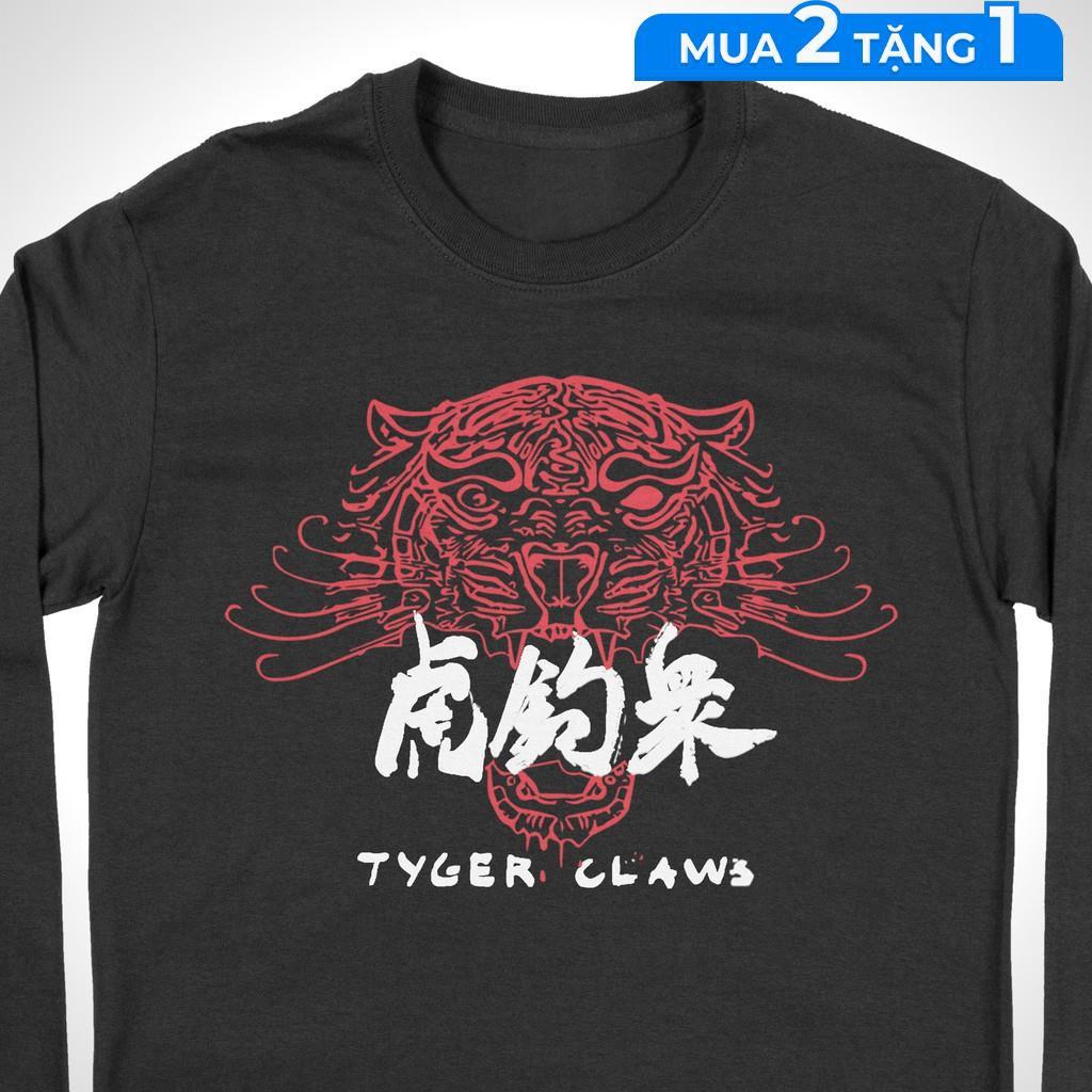 Áo thun dài tay Tyger Claws - Cyberpunk 2077 Unisex THE NEXT LEVEL Cotton 100%, 2 màu nam nữ - DT0050