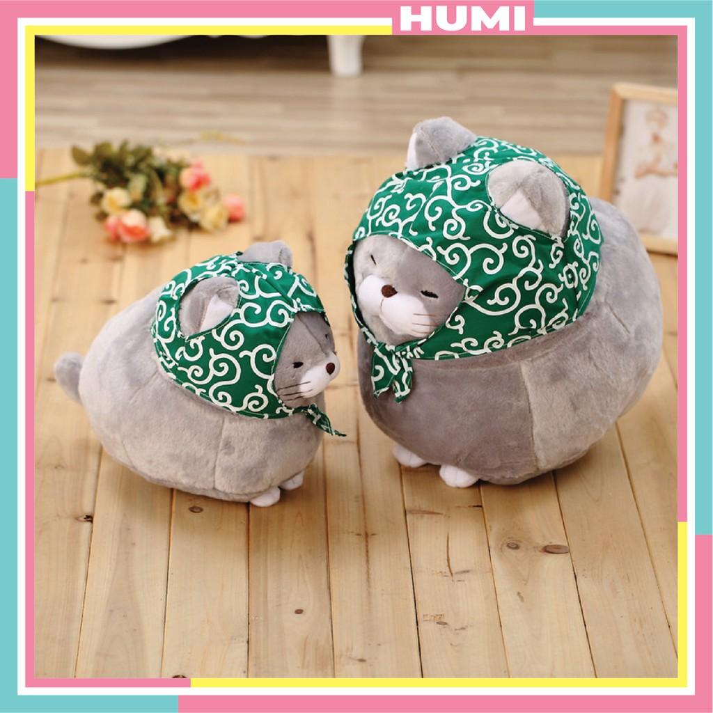 Mèo Bông Amuse Mập Cao Cấp Đẹp Dễ Thương Cute Hình Mèo Tròn Size 30 - 40 - HUMI