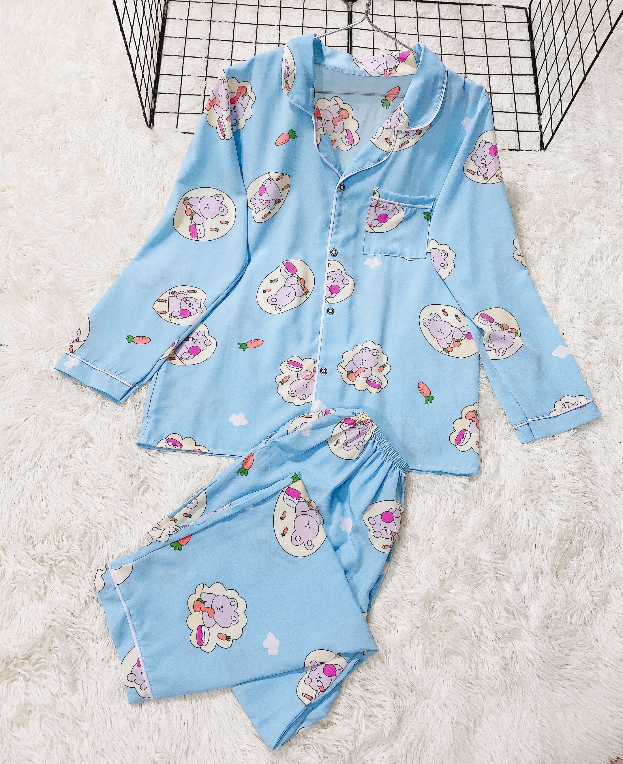 [RẺ VÔ ĐỊCH] Dài Bigsize Pijama  50-70kg  Lụa Hàn cao cấp - Đồ bộ nữ đồ ngủ mặc nhà xịn