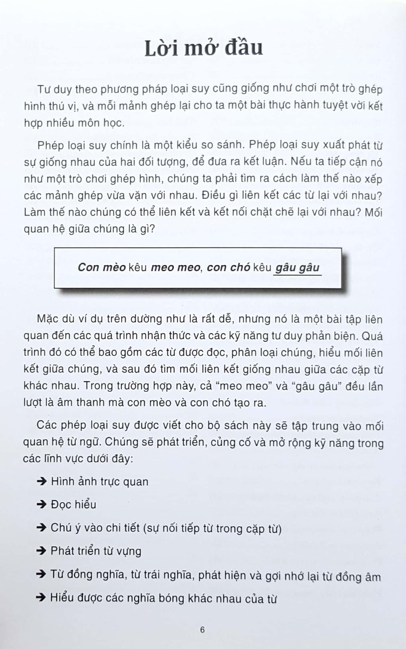 Analogies for Critical Thinking (Tập 2)