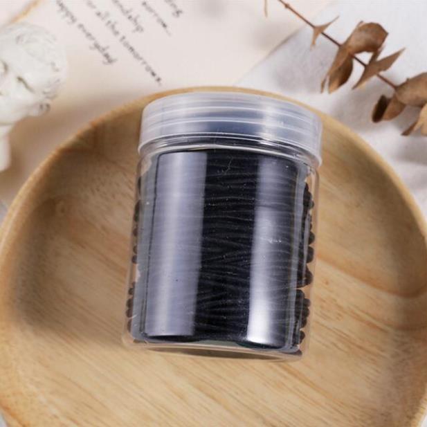 Chun buộc tóc sợi tăm nhỏ hộp 100 chiếc