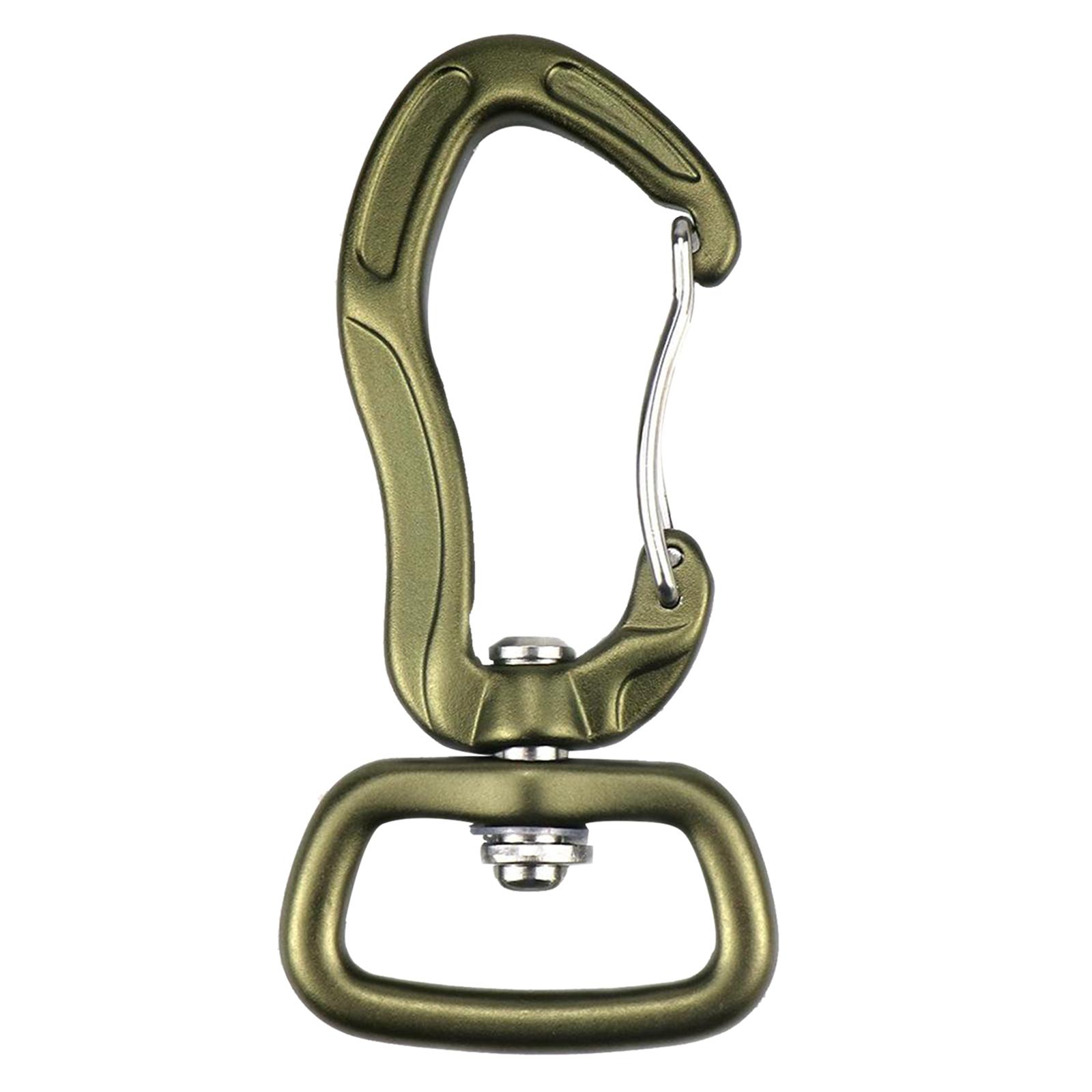 Swivel Eye Snap Hook Carabiner Clip Hanging Tent Connector Clip Gold