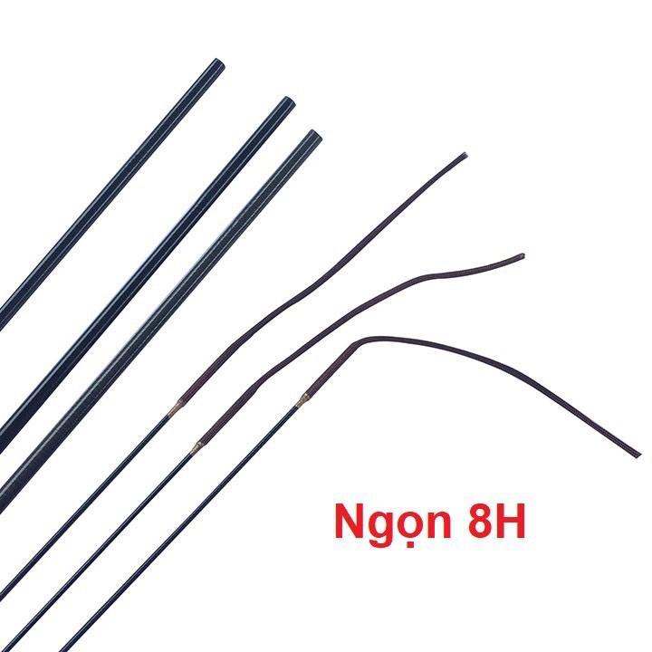 NGỌN CẦN CÂU TAY CẦN CÂU ĐÀI 5H 6H, 8H carbon xoắn Cao Cấp -DCYT