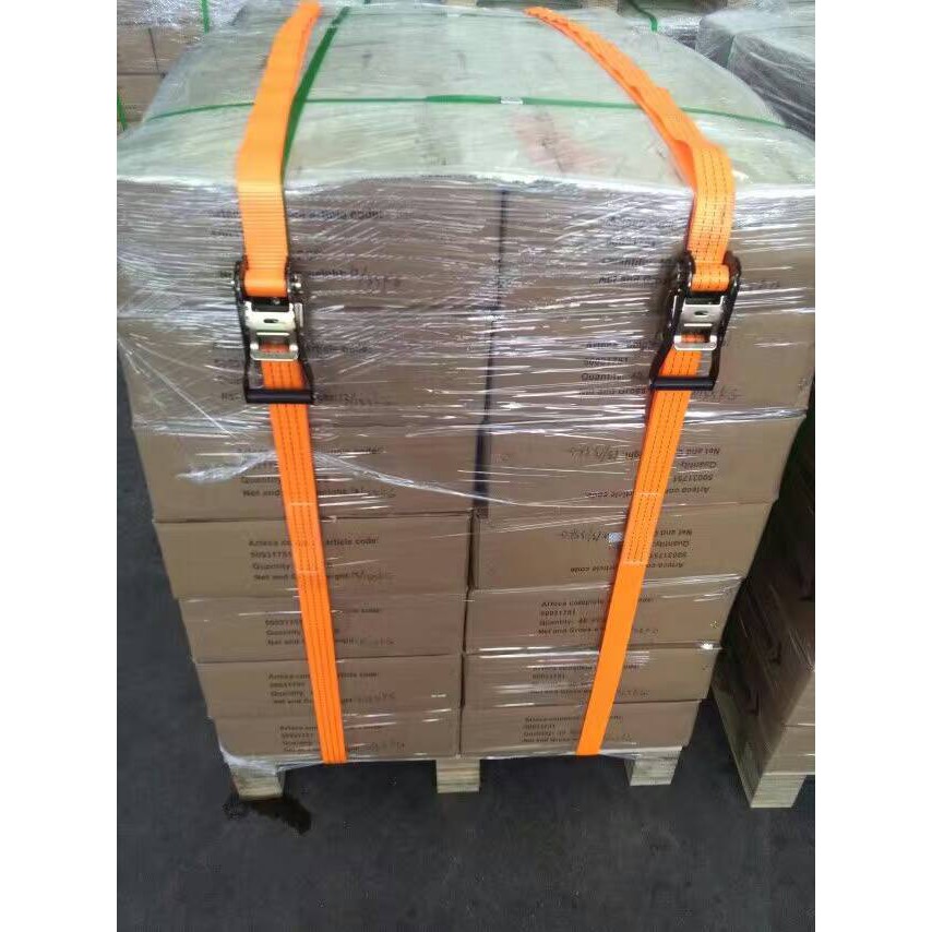Dây buộc hàng tăng đơ 4.8cm10m - Dây đai, tăng đơ siết chăng hàng xe tải