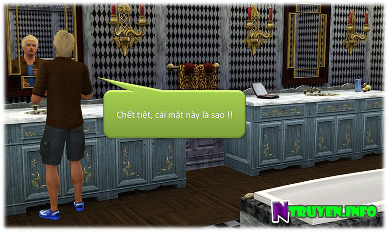 truyện sims - bí mật màu xanh chapter 2 54