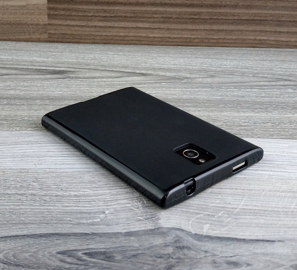 Ốp Lưng dành cho Blackberry Passport Q30 Dẻo Màu Đen
