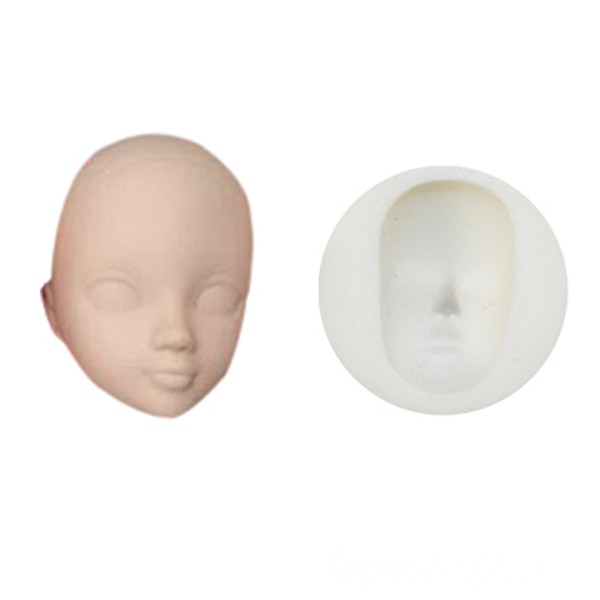 Khuôn làm mặt Búp Bê BJD Doll Face Figure Chibi Nhà Búp Bê số 3