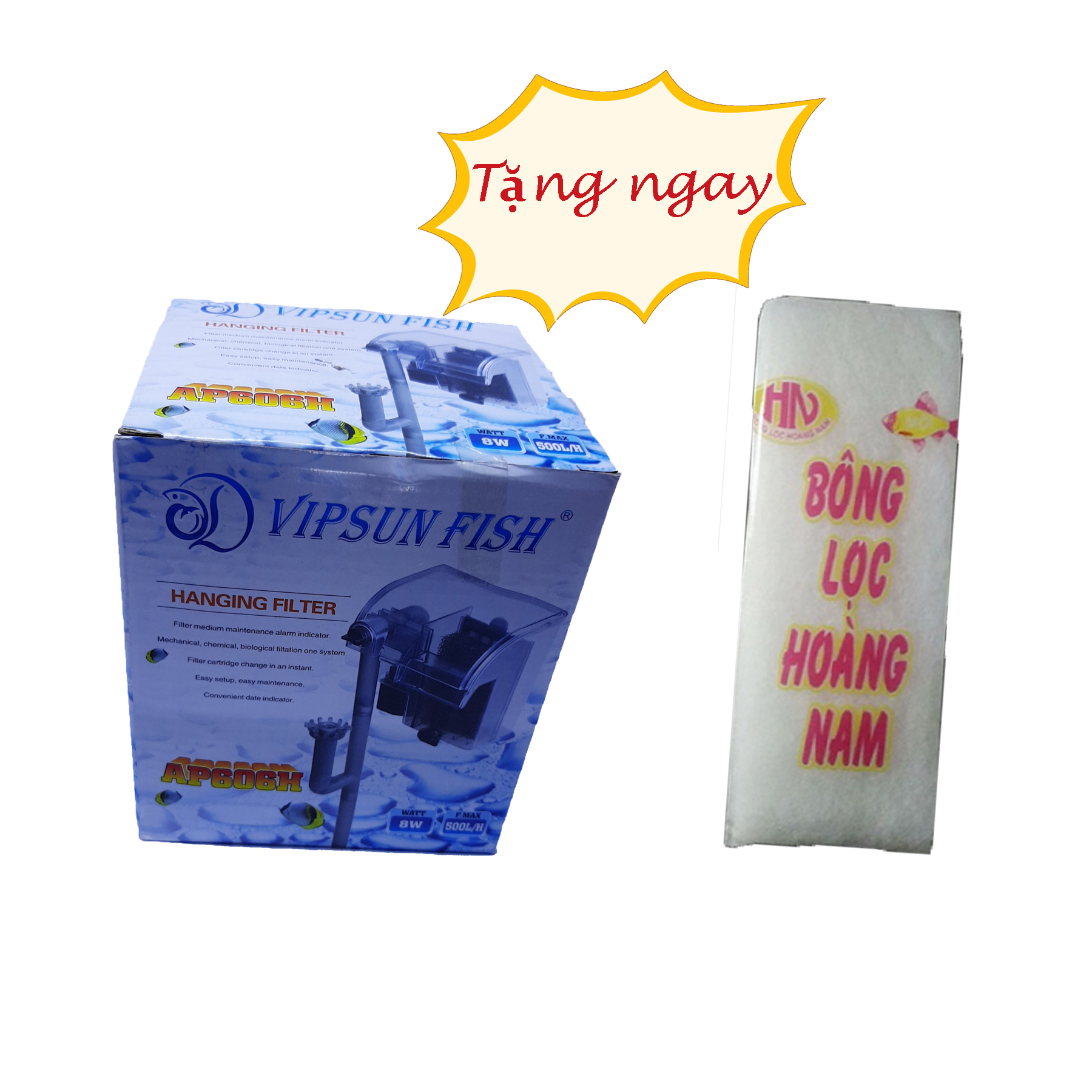 Lọc thác Vipsun AP606H cho bể dài 40-50cm