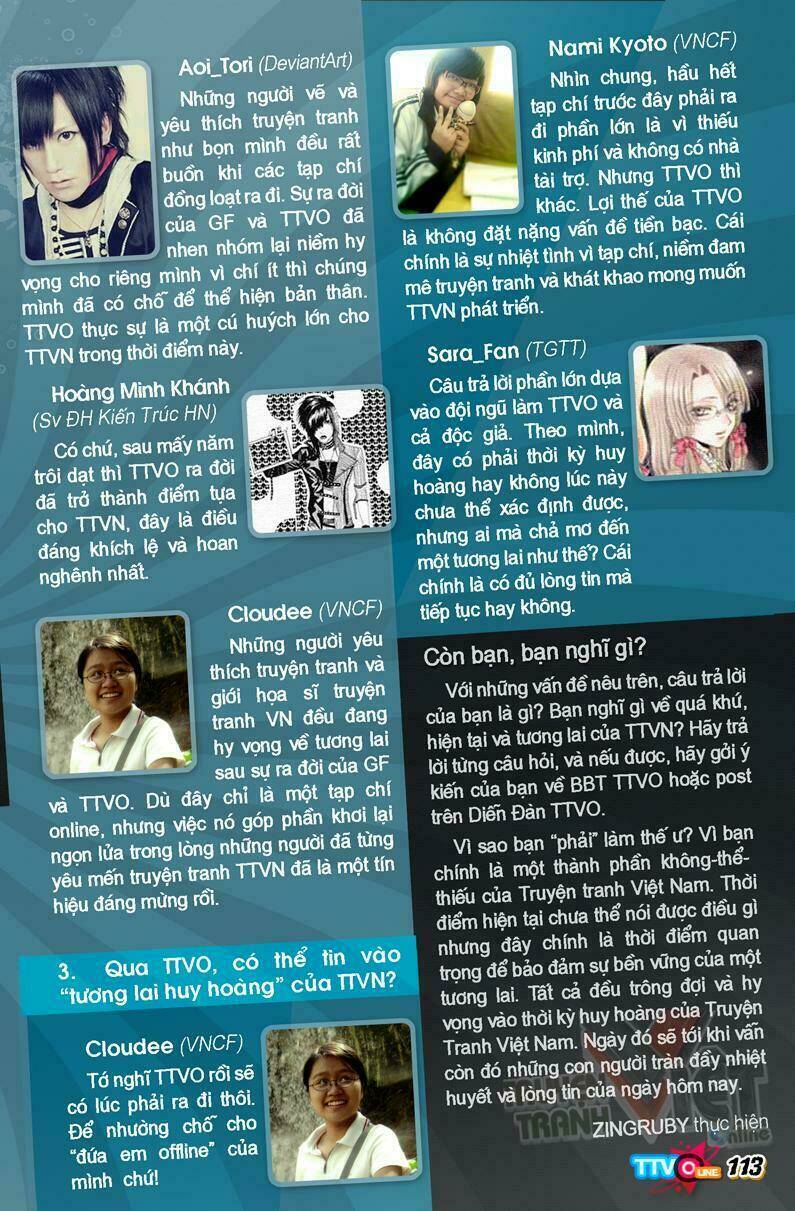 tạp chí truyện tranh việt nam online - ttvo chapter 2 115