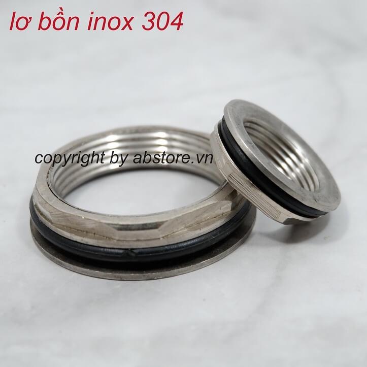 Ốc Rốn Téc Nước Inox 304, Ốc Ren Bồn Nước 27, 48