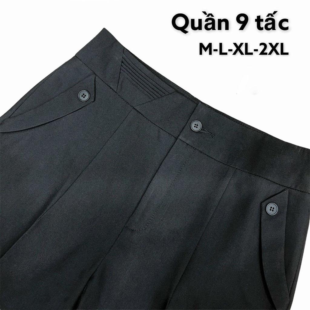 Quần Lửng 9 Tấc Nữ Lưng Cao, Quần Tây Công Sở Hàng Đẹp