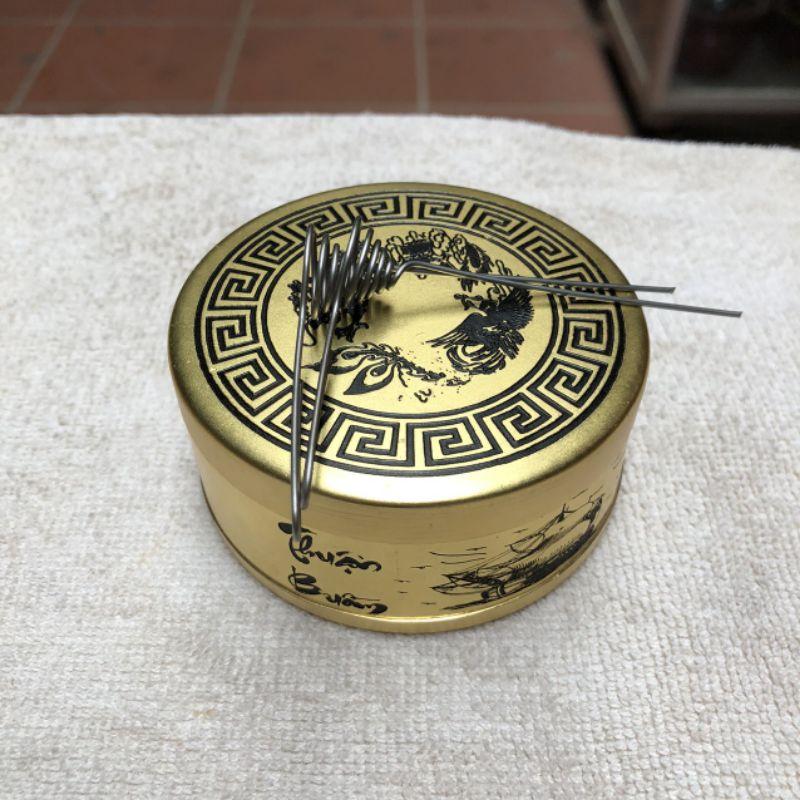 Hộp đựng thuốc lao bằng đồng Chống ô xy hóa hàng du lịch bỏ túi tiện dụng