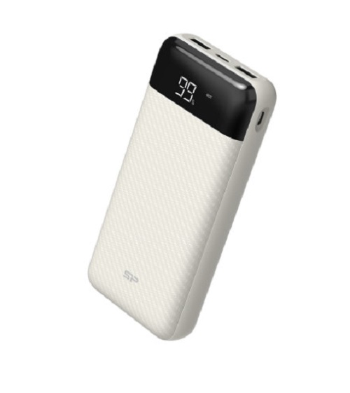 Pin sạc dự phòng Silicon Power GS28 20.000mAh, thiết kế vân carbon - Hàng chính hãng