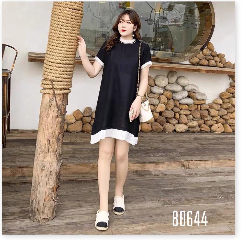Đầm nữ suông phối viền chất liệu đũi mát nhẹ siêu sang cho quý cô